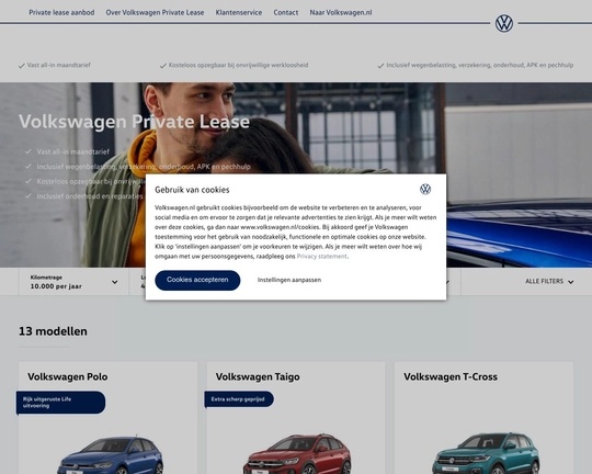 Volkswagen Private Lease Logo